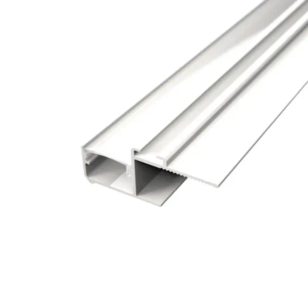 LED-Lichtprofil NIVA aus Aluminium für Wandmontage – indirekte Deckenbeleuchtung, modernes Wandprofil mit homogener Lichtlinie