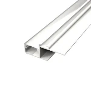 LED-Lichtprofil NIVA aus Aluminium für Wandmontage – indirekte Deckenbeleuchtung, modernes Wandprofil mit homogener Lichtlinie