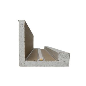 Lichtvoute MIMI 2 m GKB Grau Standard 200cm