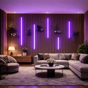 3er Set Lichtleiste mit Steckernetzteil für...