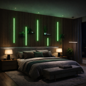 3er Set Lichtleiste mit Steckernetzteil für...