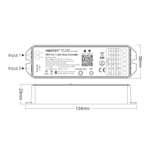 LED Funk-Controller 5in1 RGBCCT | 12–24 V | MiBoxer...
