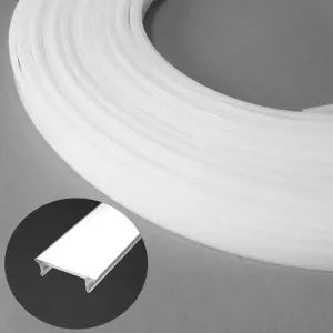 Abdeckung Mola15 milchig Rollware 20m