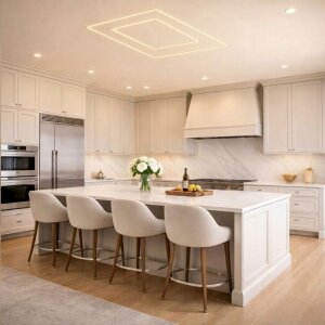 Gipsplatte mit doppelläufigem Profil L-Format