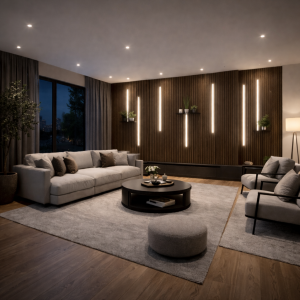 4er Set Lichtleiste mit Trafo für Akustikpaneele