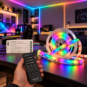 LED Streifen Set mit Laufeffekt-5m-Digital & adressierbar-IP00-RGBIC