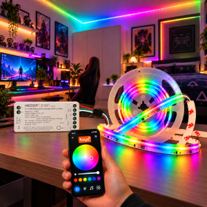 LED Streifen Set mit Laufeffekt-5m-Digital & adressierbar-IP00-RGBIC