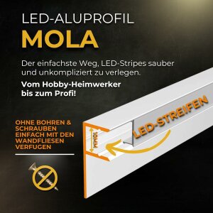LED Fliesenprofil MOLA