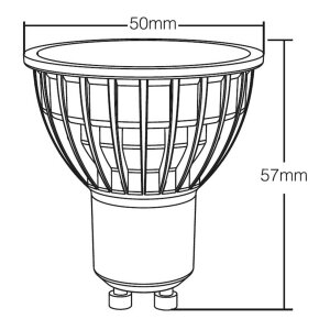 LED GU10 4W RGB+CCT Spotlicht FUT103