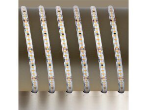 LED Streifen | 24 V | 4,8 Watt | 160 LED/M | 600 Lumen/M | IP66 | neutralweiss 4000K | 7m  | Anschlusskabel ca. 15 cm