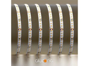 LED Streifen | 24 V | 9,6 Watt | 160 LED/m | 1152 Lumen/M | IP20 | warmweiss | 5m  | ohne Anschlusskabel