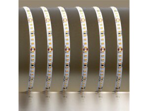 LED Streifen | 24 V | 9,6 Watt | 160 LED/m | 1152 Lumen/M | IP20 | warmweiss | 5m  | ohne Anschlusskabel