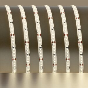 LED Streifen | 24 V | 9,6 Watt | 160 LED/m | 1152 Lumen/M | IP20 | warmweiss | 5m  | ohne Anschlusskabel