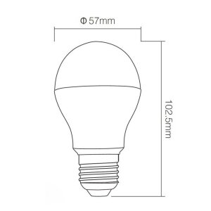 LED E27 9W RGB+CCT Leuchtmittel FUT012