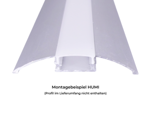 Abdeckung milchig click Apta, Humi, Resu, Riva, Walle