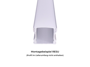 Abdeckung milchig click Apta, Humi, Resu, Riva, Walle