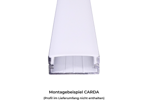 Abdeckung milchig click für CARDA,DURA, VIVI