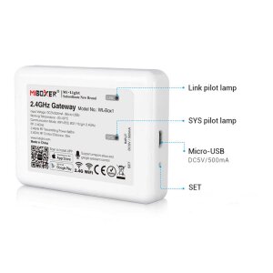 LED Gateway für  Alexa Google WiFi RF 2,4GHz Steuerung WL-BOX1