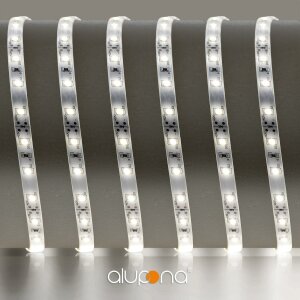 LED Streifen | 12 V | 4,8 Watt | 60 LED/M | 270 Lumen/M| IP65 | warmweiss | 1m  | Anschlusskabel ca. 15 cm