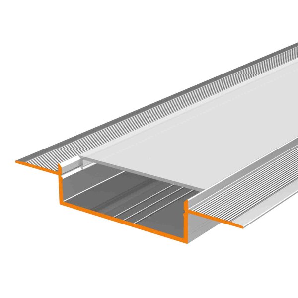 KIZAR50 ungestanzt 200 cm Abdeckung milchig