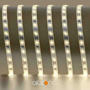 LED Streifen | 12 V | 11 Watt | 60  LED/M | 900 Lumen/M | IP65 |  kaltweiss | 2m | Anschlusskabel ca. 300 cm